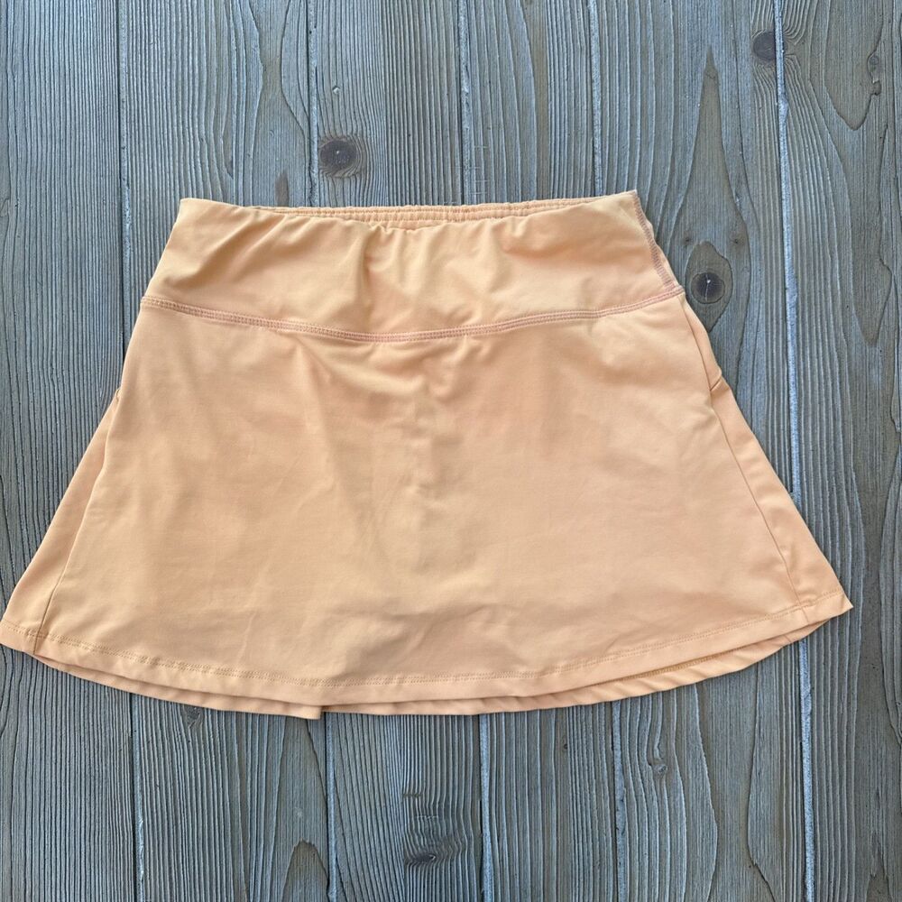 Icy Zone Women’s Golden Yellow Tennis Skirt Skort Casual Activewear - Small